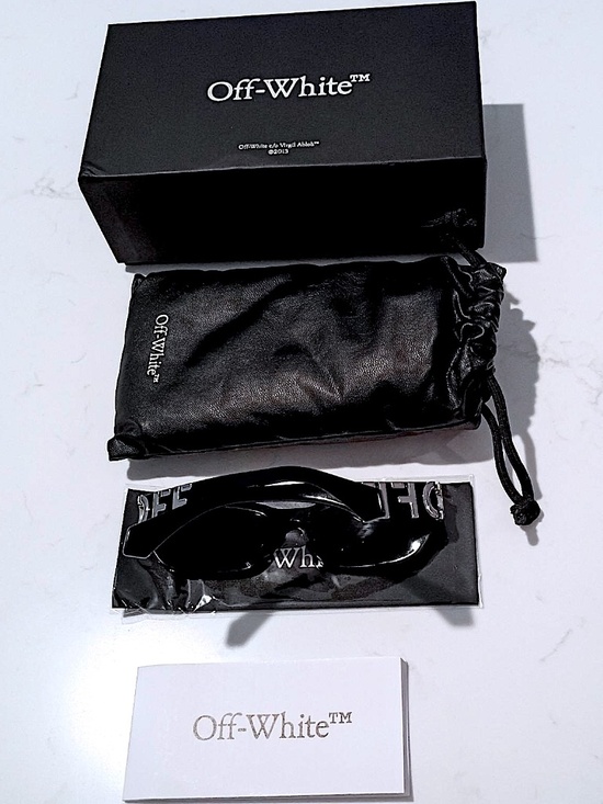 NWT Off-White FILLMORE Women Sunglasses Black Grey Square OERI124 FILLMORE 1007 main image 14